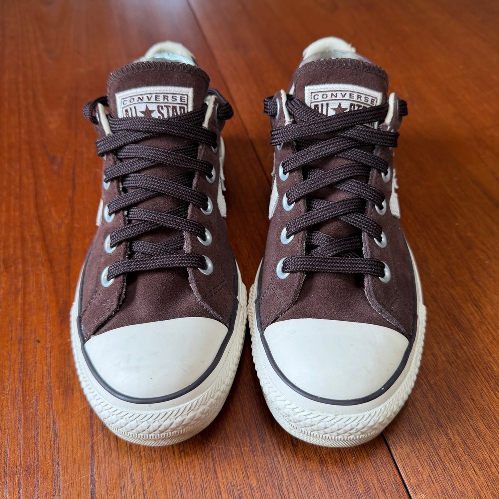 NEW Converse All Star Re-Issue Brown Suede Low Top Sneakers M6.5 W8.5 Streetwear